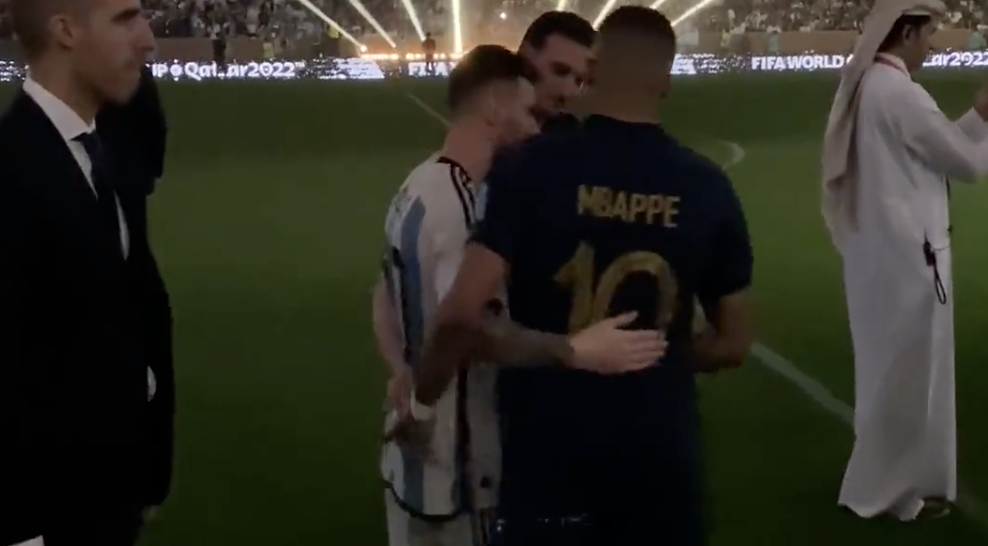 Mbappé Messi après france argentine