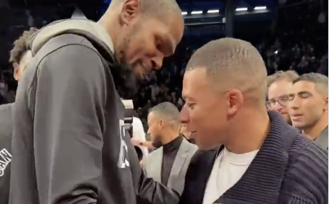 Mbappe et Kevin Durant