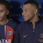 Ethan et Kylian Mbappe 1