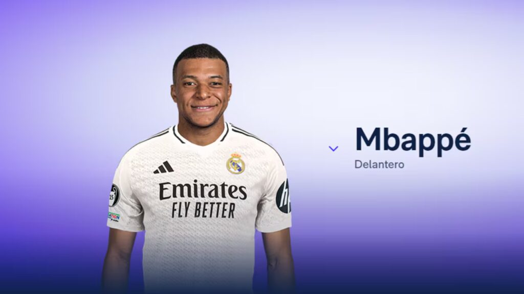 Mabppé maillot Real Madrid