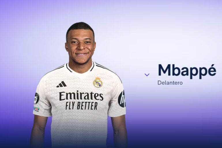 Mabppé maillot Real Madrid