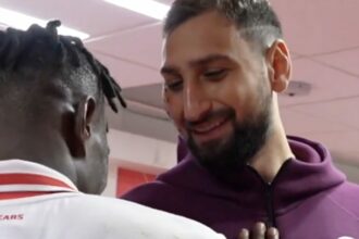 Donnarumma et Singo ©PSG